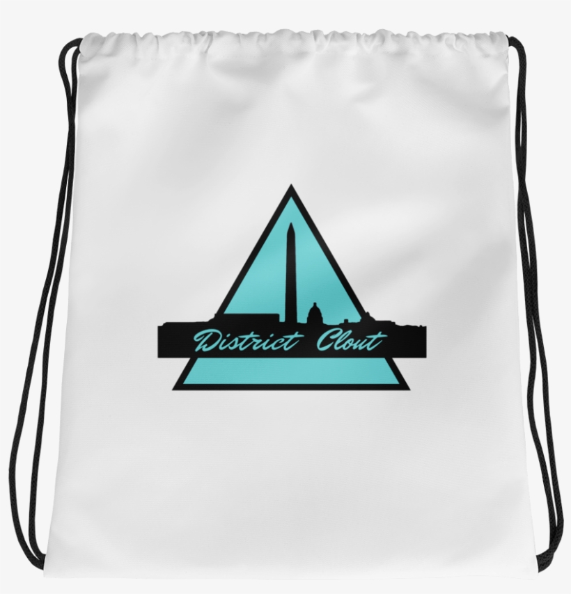 Premium District Clout Drawstring Bag - Drawstring Bag, transparent png download