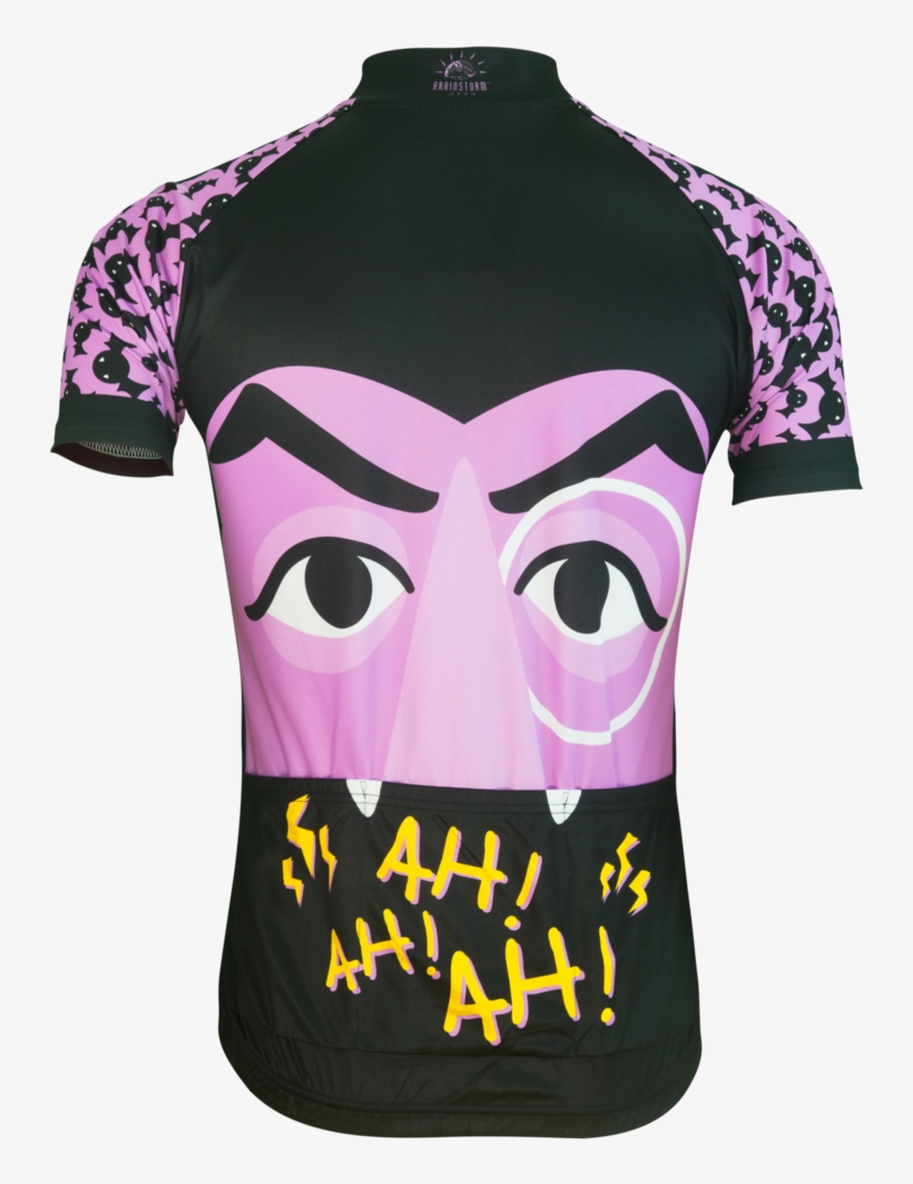 Brainstorm Jersey The Count Rear - Count Von Count, transparent png download