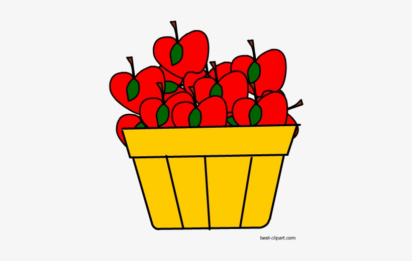 Basket Full Of Apples, Free Clip Art - Colombus Lighthouse, transparent png download