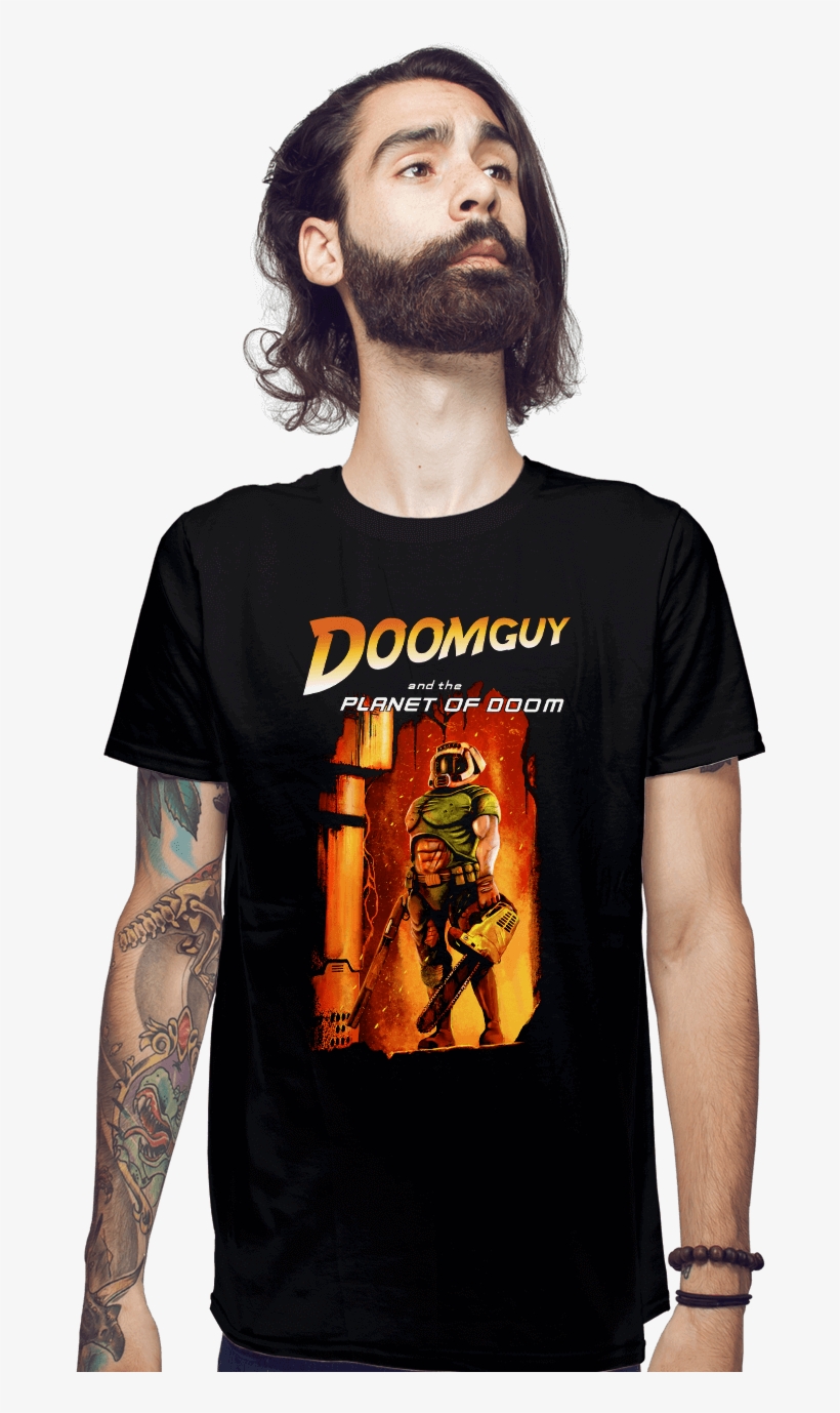 Doomguy & The Planet Of Doom - Gift, transparent png download