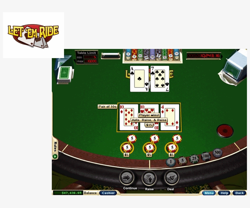 Pai Gow Poker - Let 'em Ride Autos, transparent png download