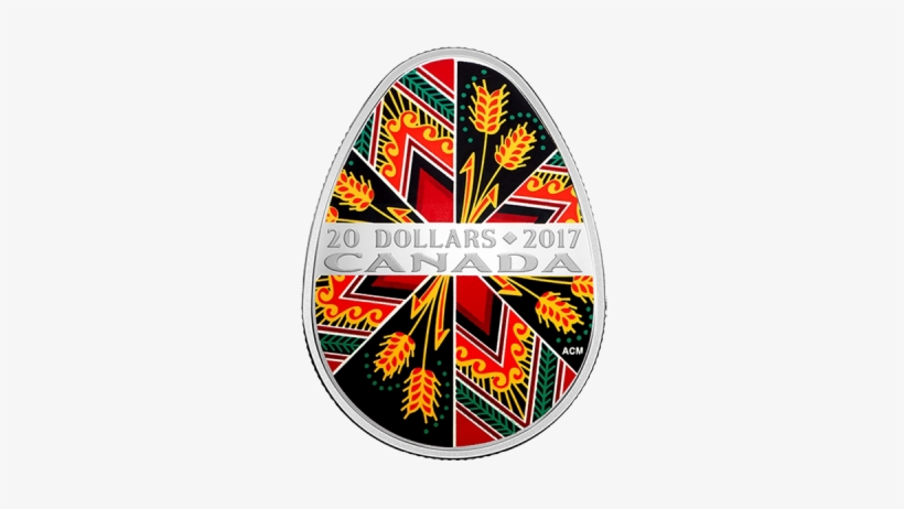 Canada 2017 20$ Traditional Ukrainian Pysanka Easter - 2017 Pysanka Coin, transparent png download