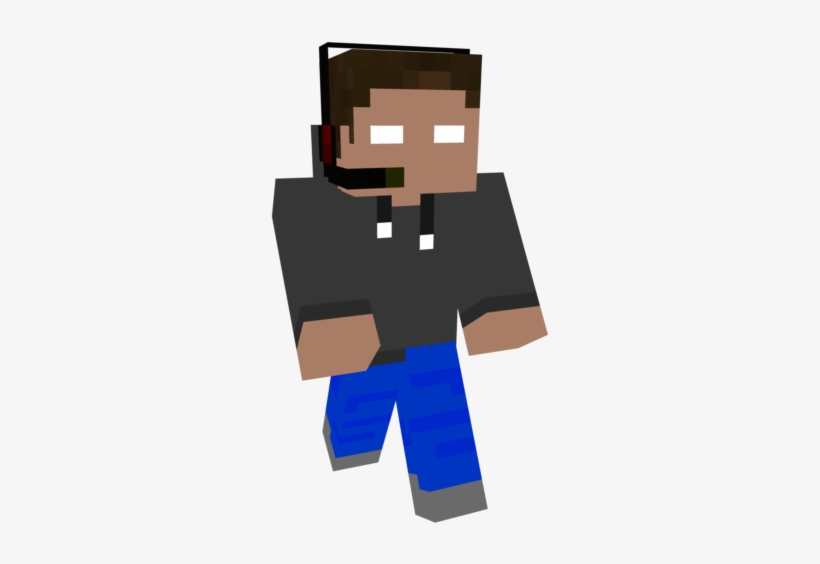 Herobrine Gamer - Minecraft, transparent png download