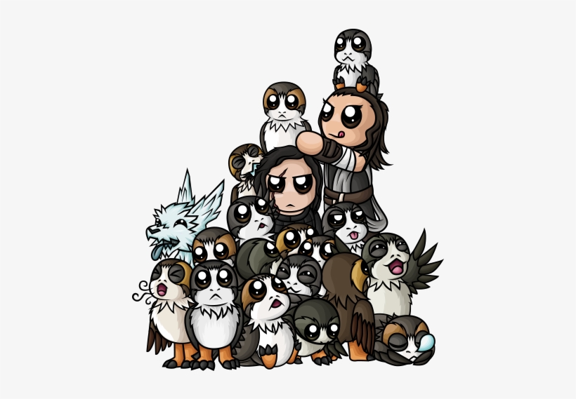 So This Was A Sketch That Started With A Few Porgs - Cartoon, transparent png download