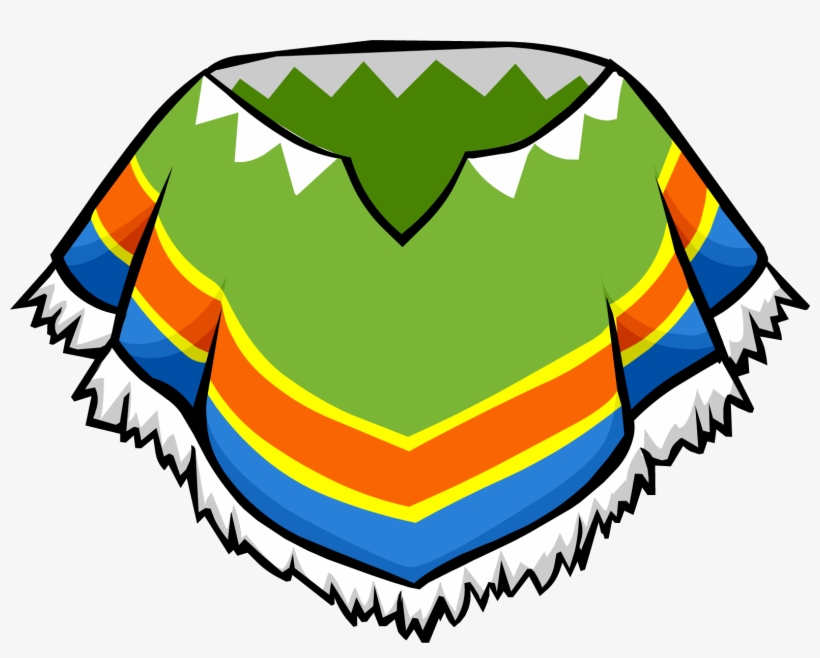 Vector Royalty Free Poncho - Poncho Clipart, transparent png download