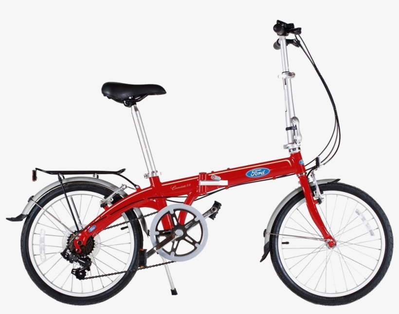 Ford By Dahon Convertible 7 Speed Folding Bike - Ford Folding Bike, transparent png download
