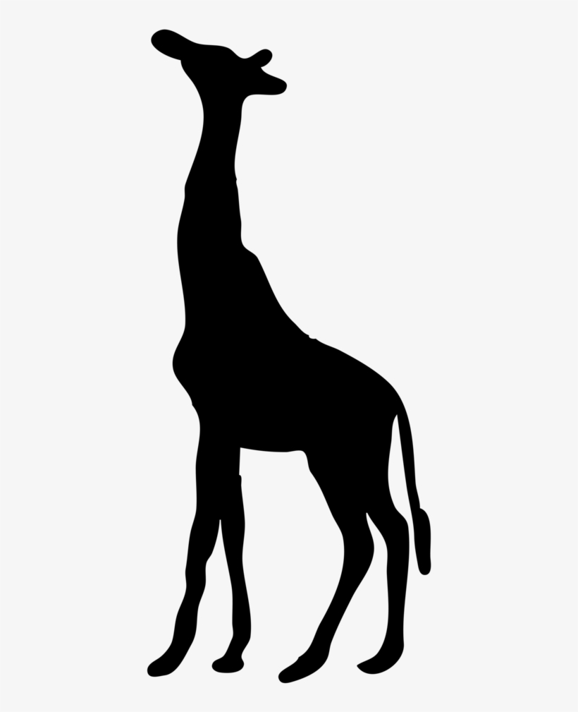 Giraffe Contour Clipart Png, transparent png download
