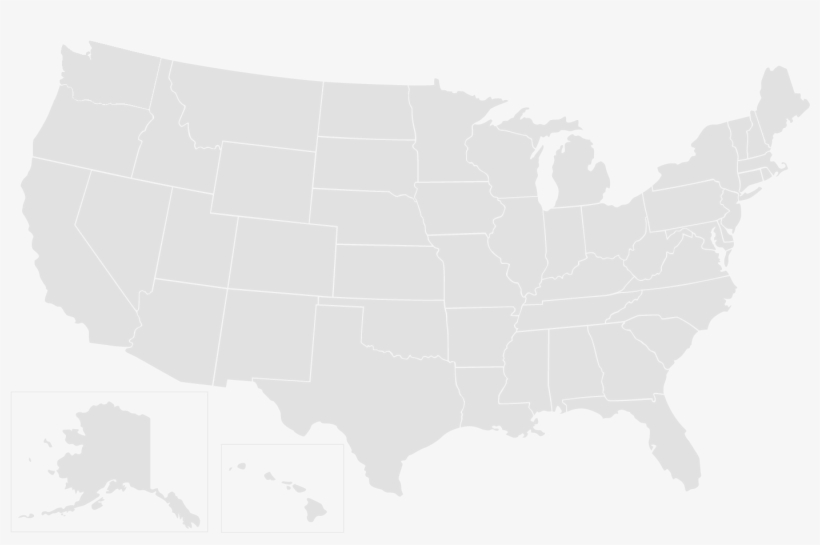 [vectormaps] The United States Of America - Usa Map Png, transparent png download