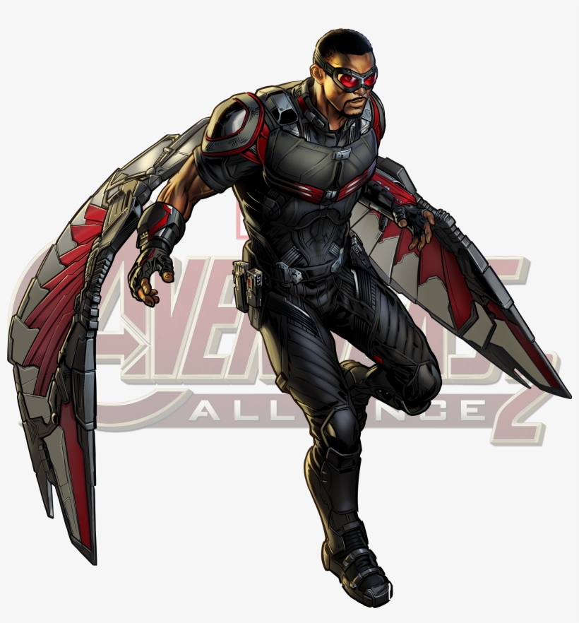 Captain America Cinematic Universe - Falcon Marvel Png, transparent png download