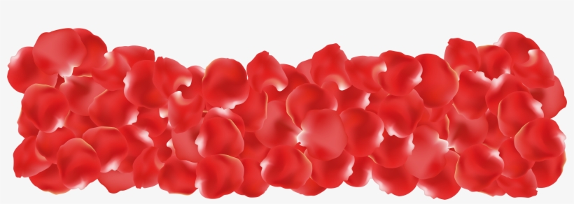 Red Rose Petals Clipart, transparent png download