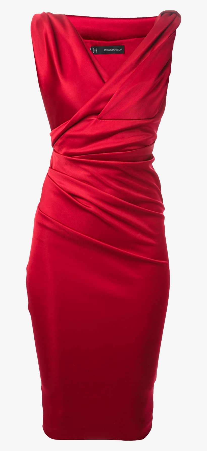 Dsquared2 Red Dress, transparent png download