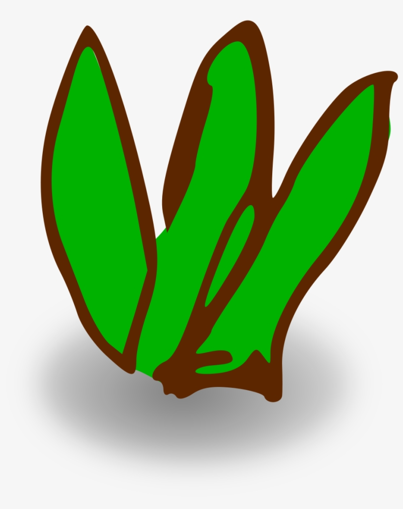 Weed Clipart Svg - Cartoon Bush Transparent Background, transparent png download