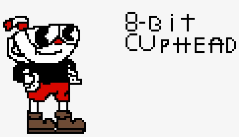 Cup Head 8-bit - 8-bit Color, transparent png download