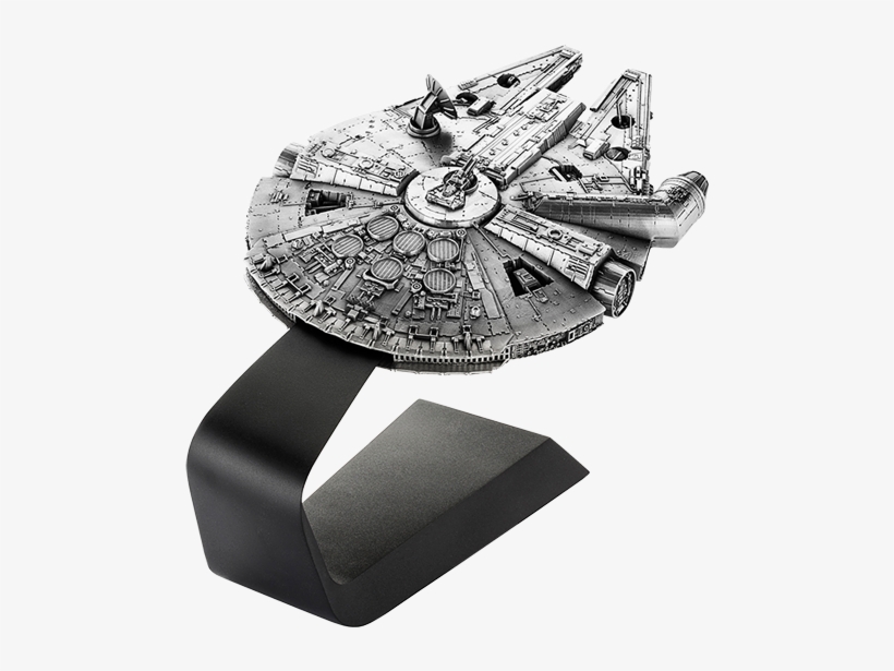 Millennium Falcon Pewter Collectible - Millennium Falcon, transparent png download