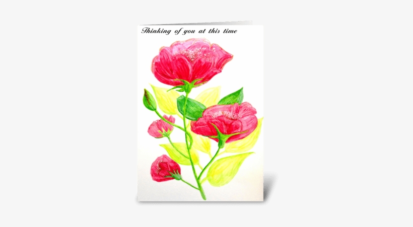 Thinking Of You Greeting Card, transparent png download