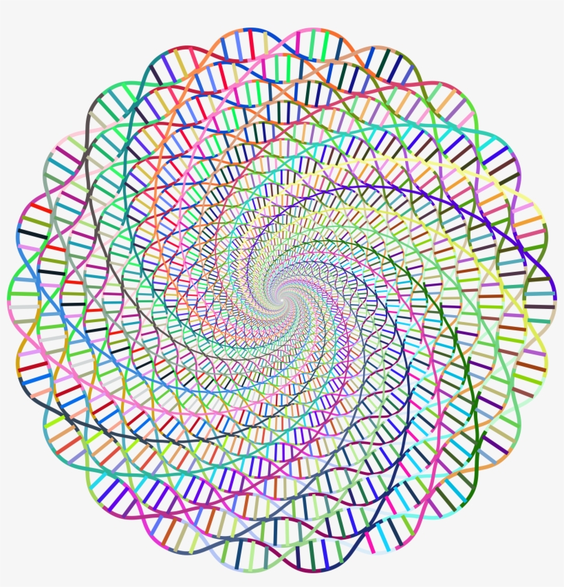 This Free Icons Png Design Of Prismatic Dna Helix Vortex, transparent png download