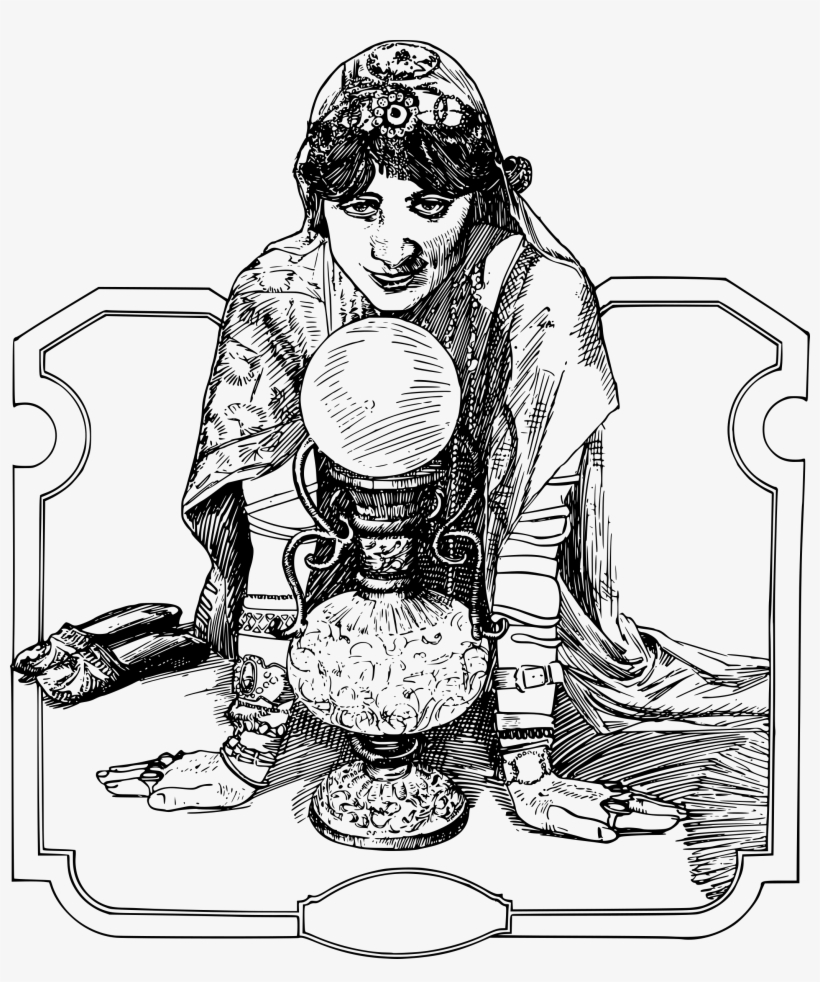 This Free Icons Png Design Of Crystal Ball Fortuneteller, transparent png download