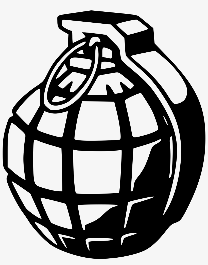 Open - Hand Grenade Clip Art, transparent png download