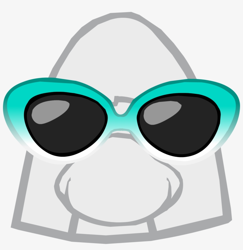 Glam Glasses Icon - Club Penguin Tech Gear, transparent png download