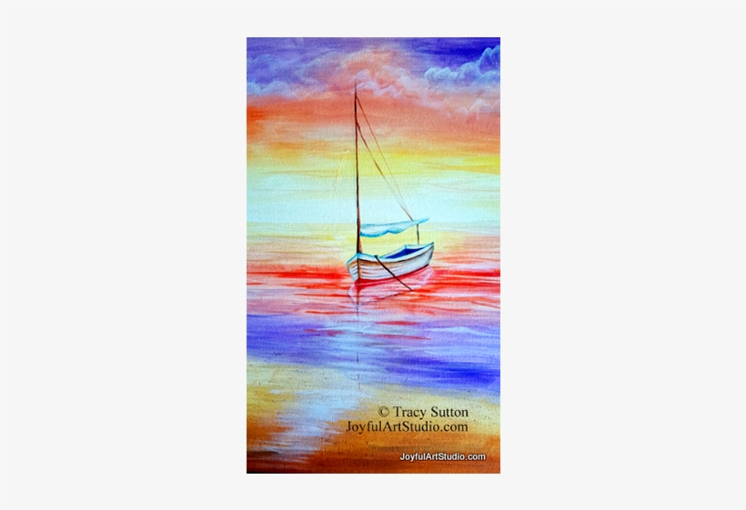 Peaceful Sailing - Painting, transparent png download