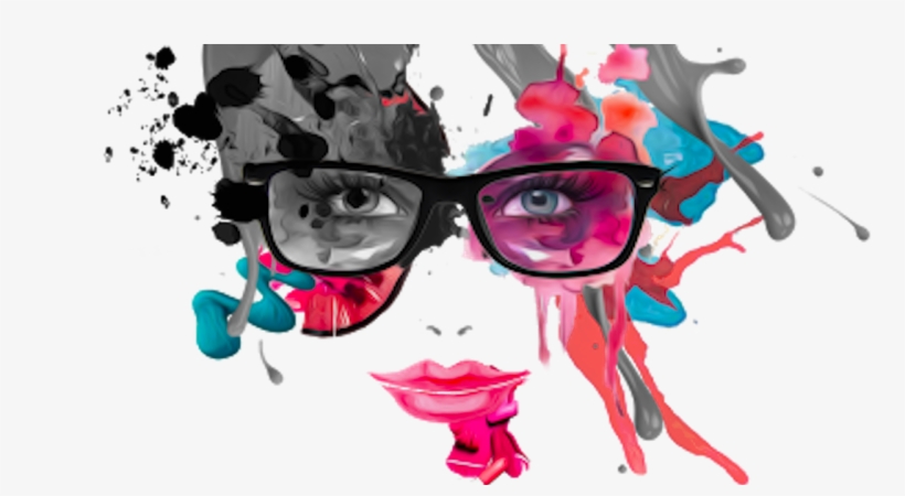 How 50 Artists Drew Woman With Port-wine Stain Birthmark - Illustration, transparent png download