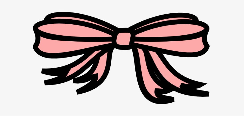 Black Bow Ribbon Clip Art - Animasi Ribbon, transparent png download