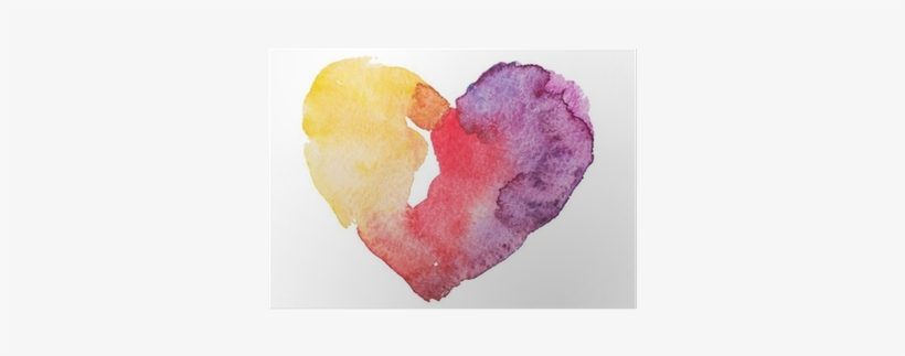 Love, Relationship, Art, Painting Poster • Pixers® - Watercolor Painting, transparent png download