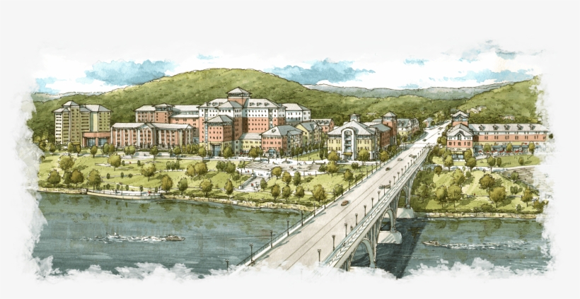 The Baptist Hospital - Suspension Bridge, transparent png download