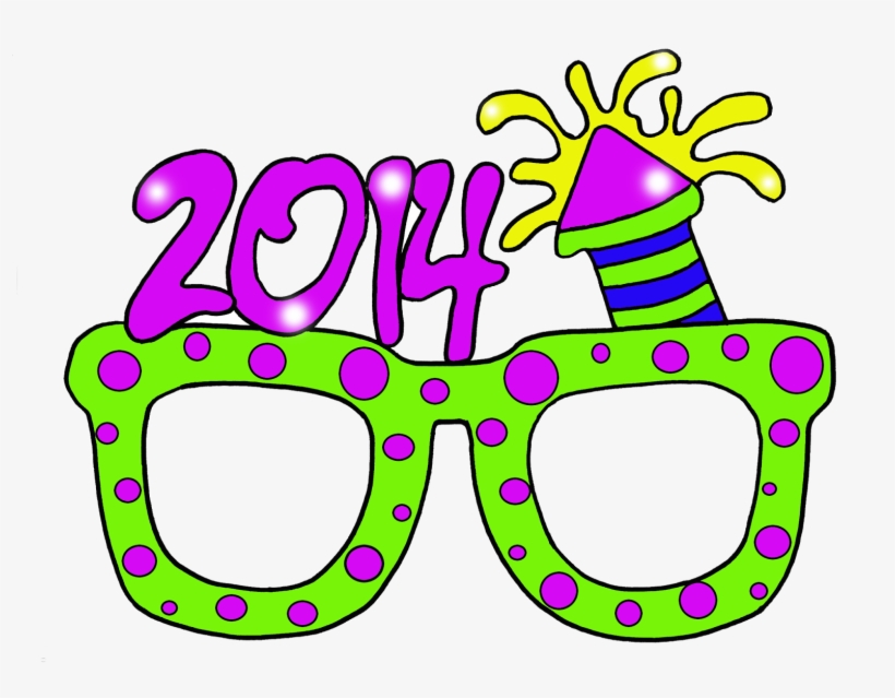 Serenity Clipart - New Year's Glasses, transparent png download