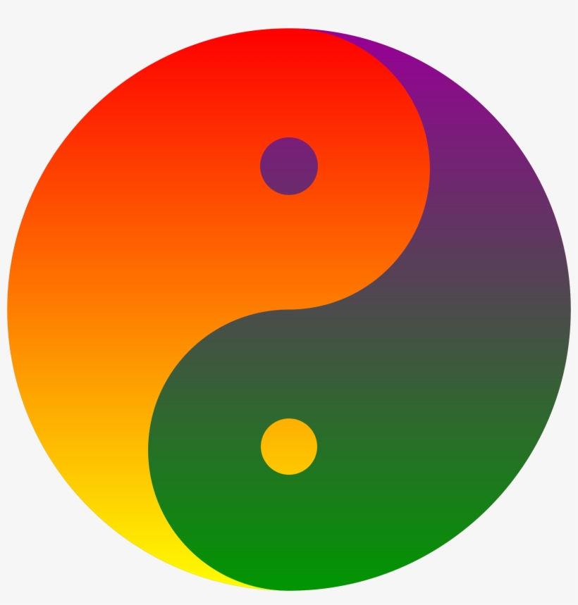 Clipart Freeuse Blend Yin Yang Big Image Png - Yin And Yang, transparent png download