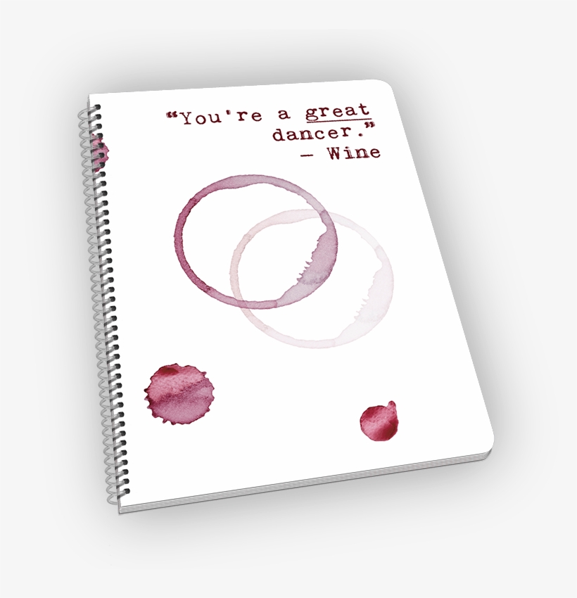 Bad Advice From Wine Notebook Great Dancer - Lilac, transparent png download