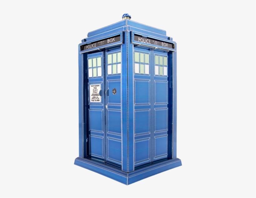 Metal Earth Doctor Who Tardis - Fascinations Metal Earth 3d Laser Cut Model - Dr. Who, transparent png download
