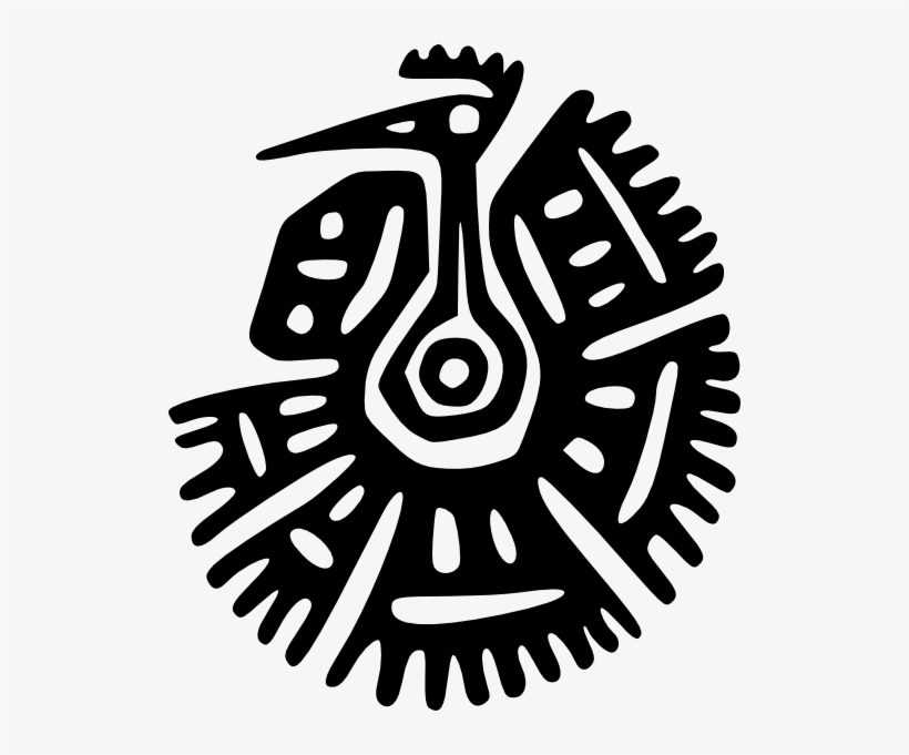 Ancient Birds Of Symbolism - Black And White Incan Symbols Transparent