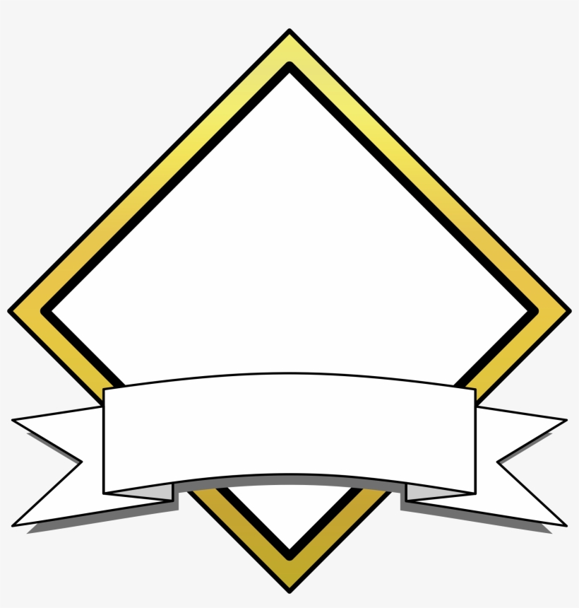 Diamond Banner Icons Png - Clip Art, transparent png download