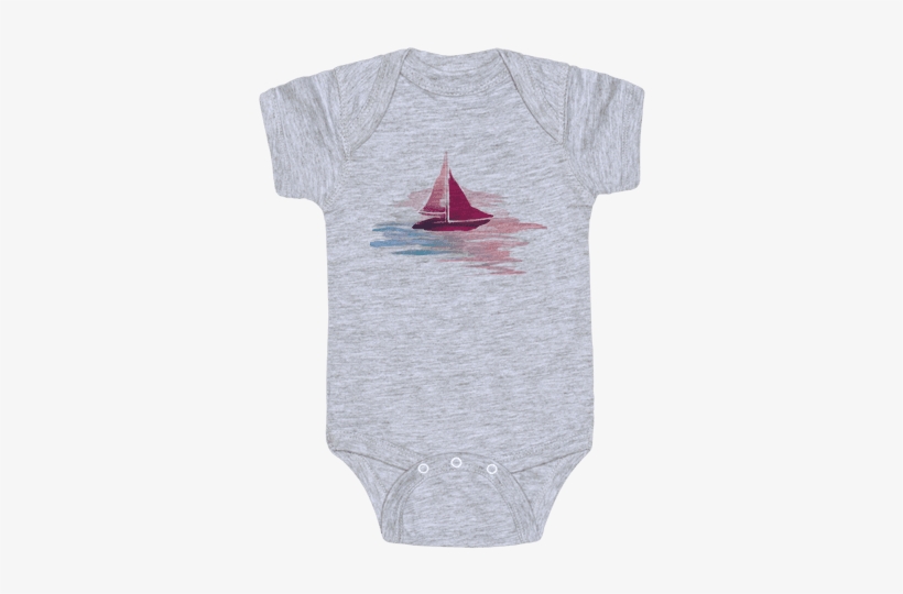 Sail The Seas Baby Onesy - Velociraptor Baby Onesies, transparent png download