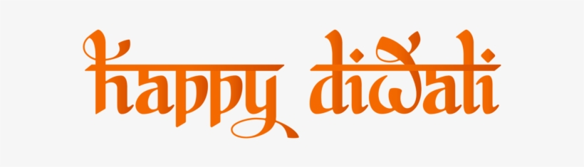 Happy Diwali Text Writing Style Png - Calligraphy, transparent png download