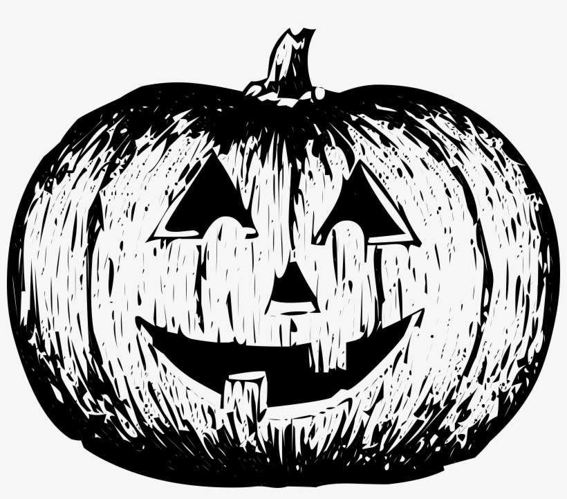 White Pumpkin Png Graphic Library Library - Jack O Lantern Illustration, transparent png download