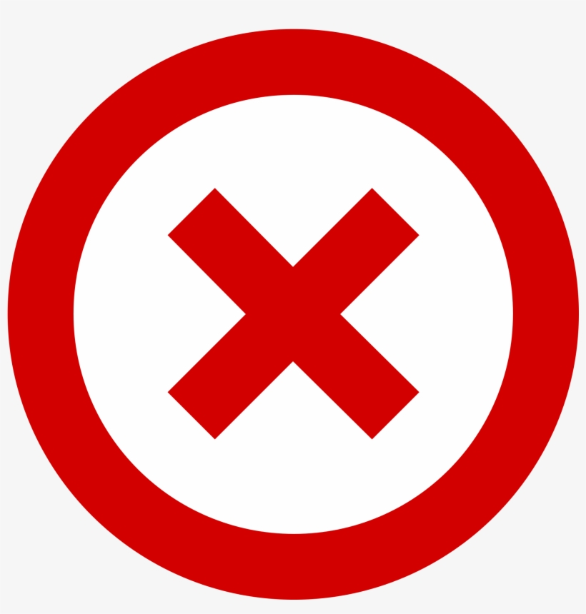 No Png - No Cross Png, transparent png download