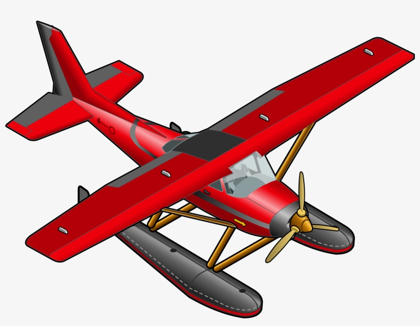 Red Plane Transparent, transparent png download