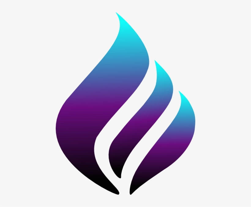 Blue - Purple And Blue Flame, transparent png download