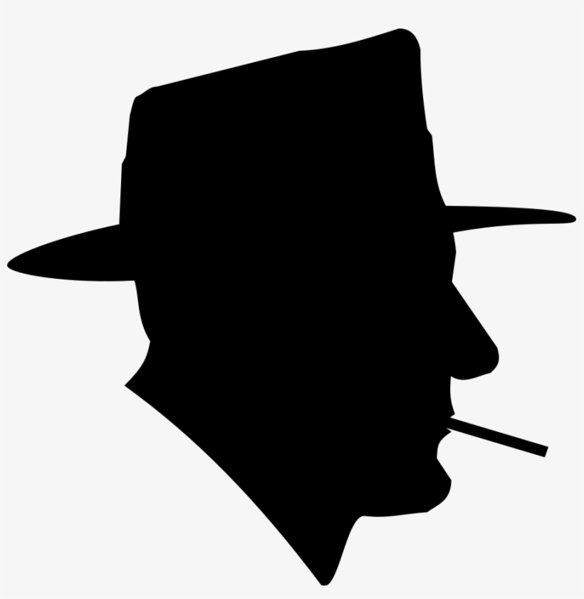 Man Thinking Silhouette - Crystal Stopper; Paperback; Author - Maurice Leblanc, transparent png download