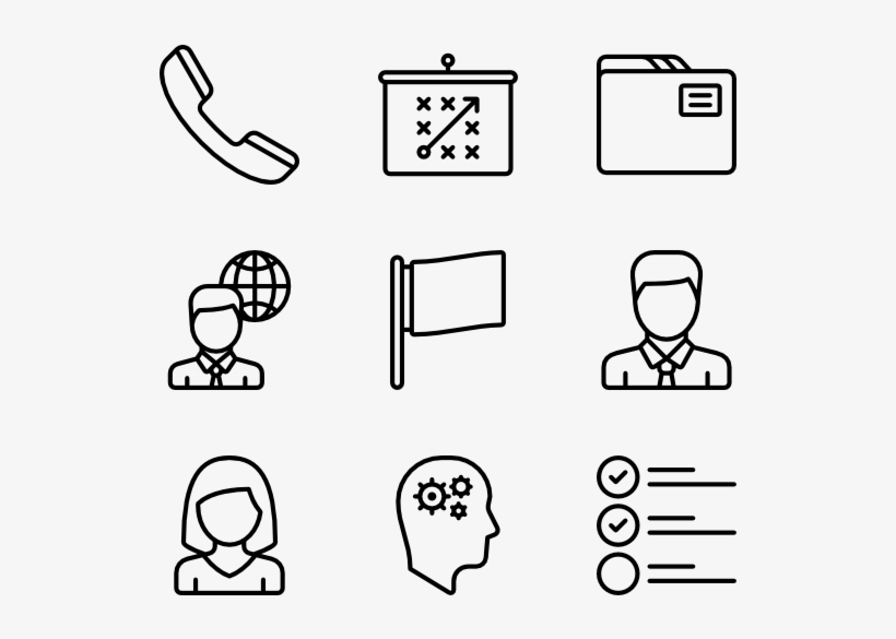 Productivity Collection - Customer Service Line Icon, transparent png download