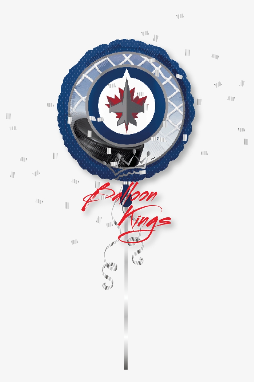 Winnipeg Jets - Anagram International Winnipeg Jets Foil Flat Party, transparent png download