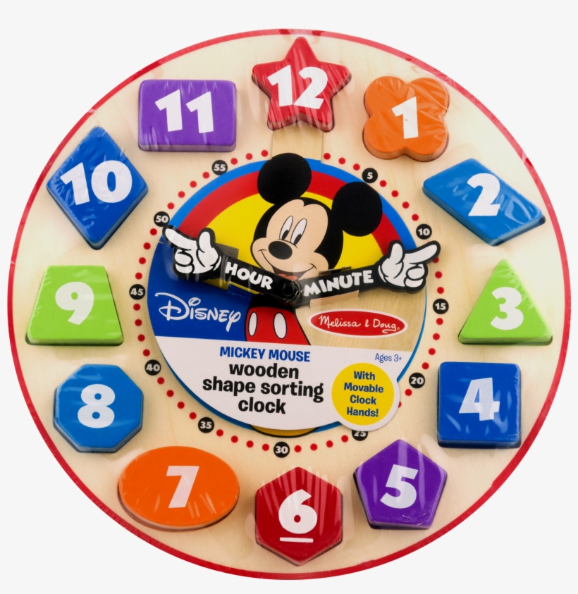 Melissa & Doug Disney Mickey Mouse Wooden Shape Sorting - Melissa & Doug Disney Mickey Mouse Wooden Shape, transparent png download