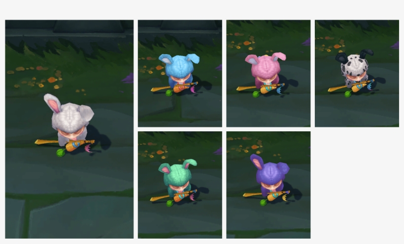 You Can Buy Chromas With Ip In League For A Limited - Best Cottontail Teemo Chroma, transparent png download