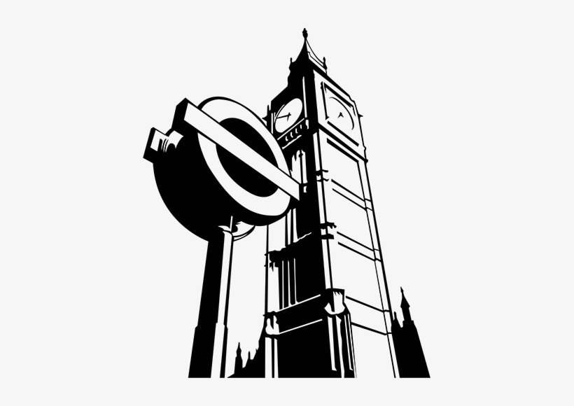 Car & Motorbike Stickers - Stickers Big Ben, transparent png download