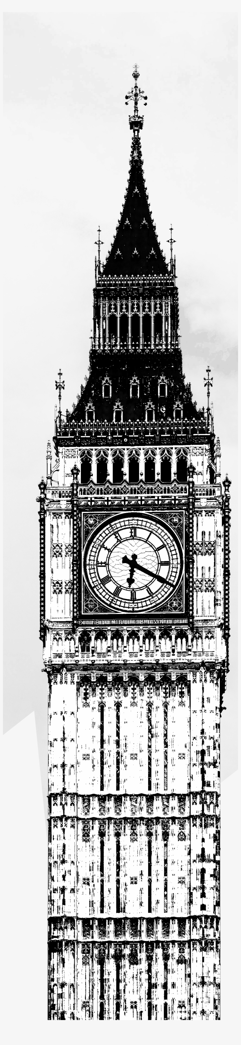 London Clock Tower Png Hd - Big Ben, transparent png download