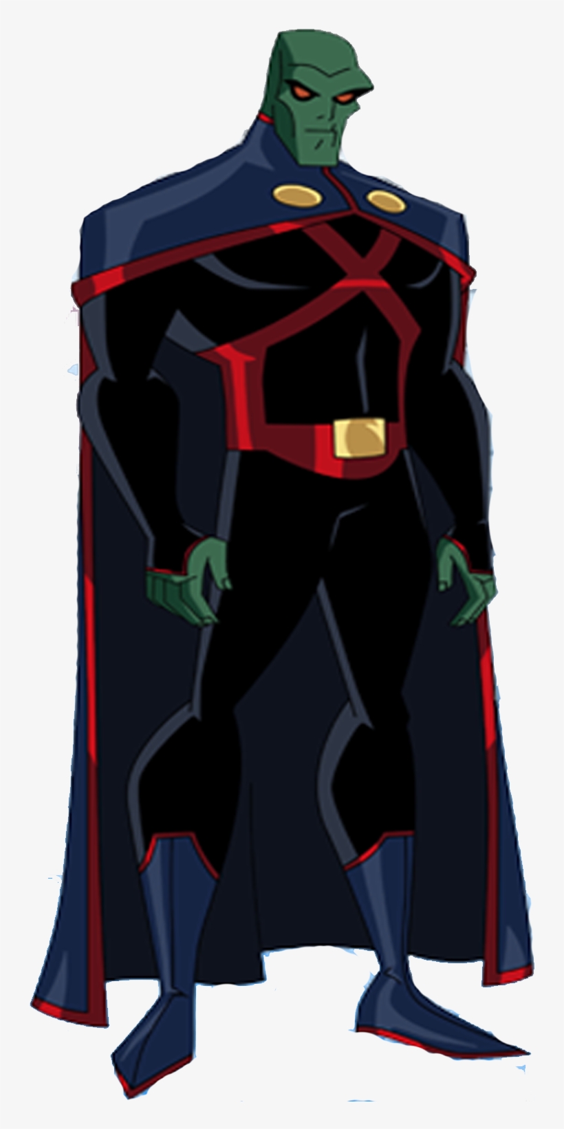 Novo Traje Martian Manhunter, The Martian, Dc Heroes, - Cape, transparent png download