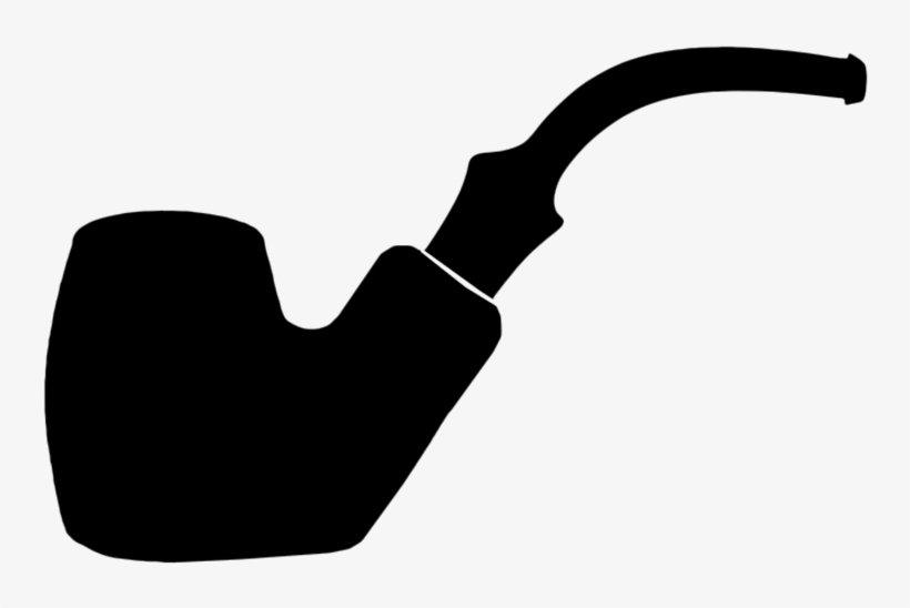Silhouette At Getdrawings Com Free For Personal - Sherlock Holmes Pipe Clipart, transparent png download