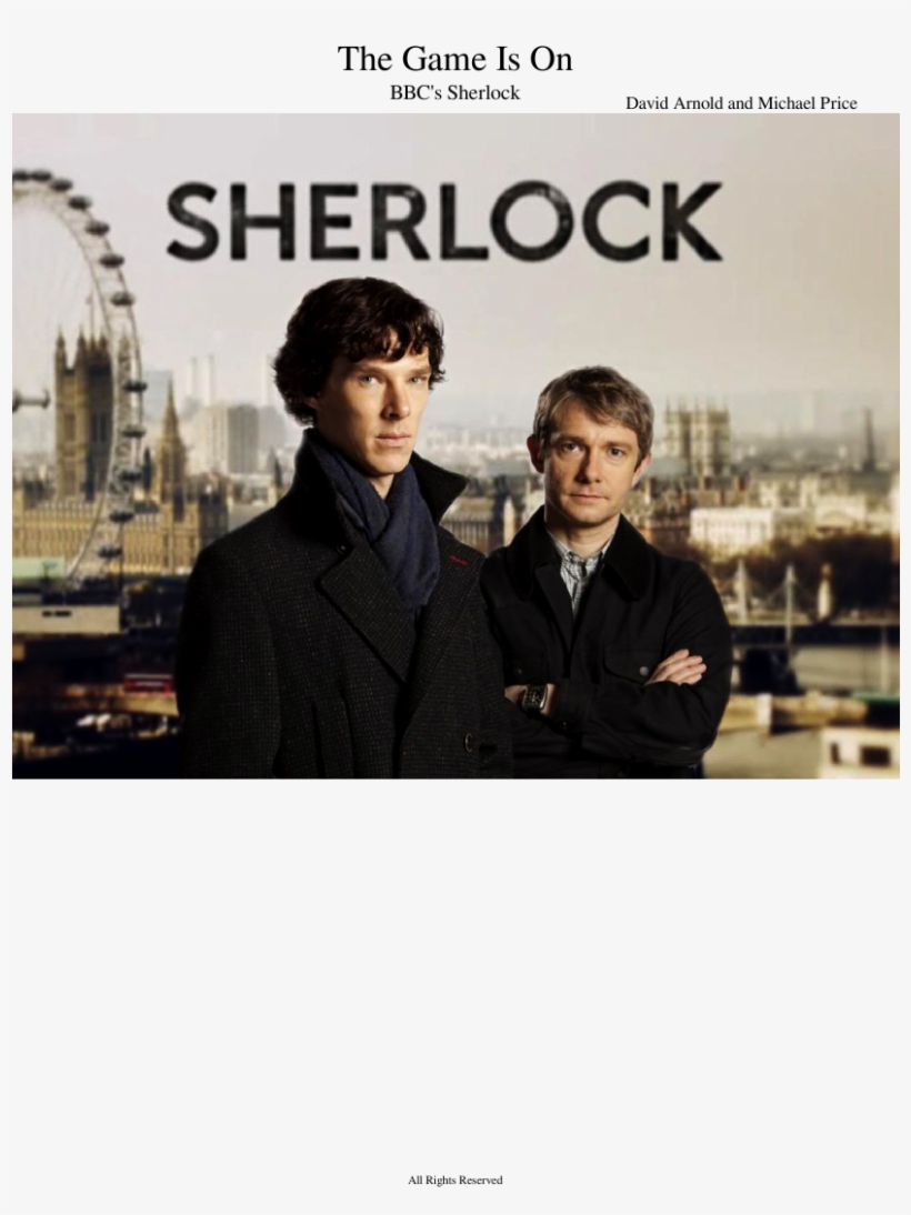 Print - Sherlock Holmes Tv Show, transparent png download
